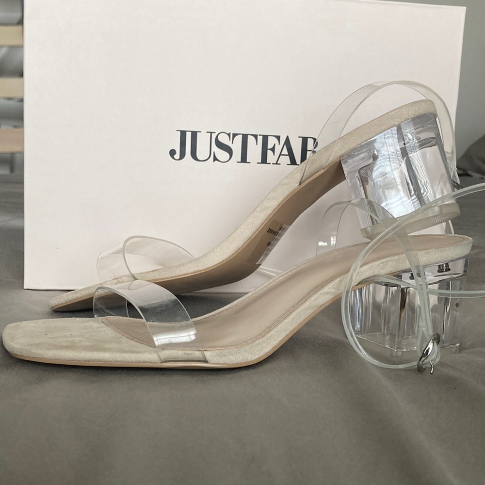 Clear Heels-like new